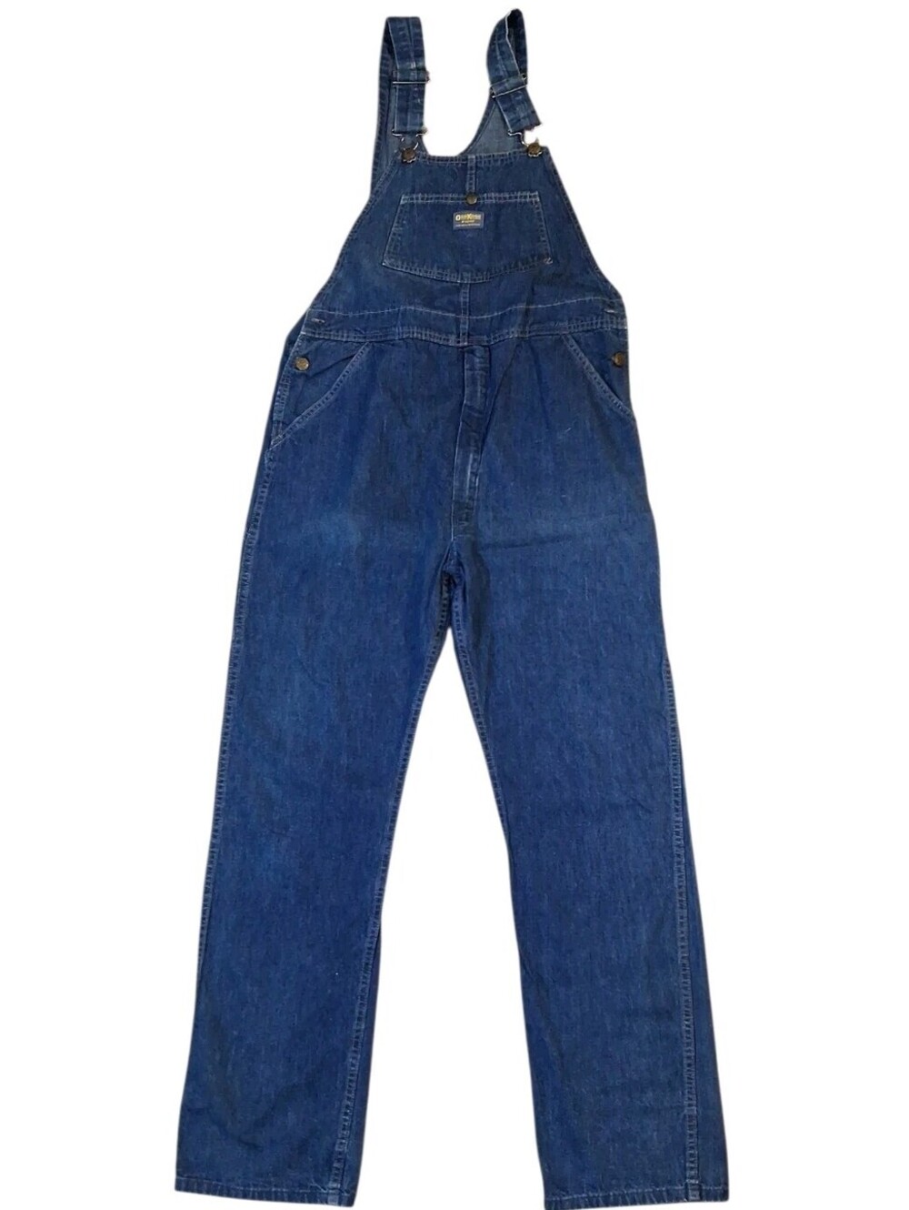 OshKosh Vestbak Denim Overalls Mens 36x31 Made in USA 80s